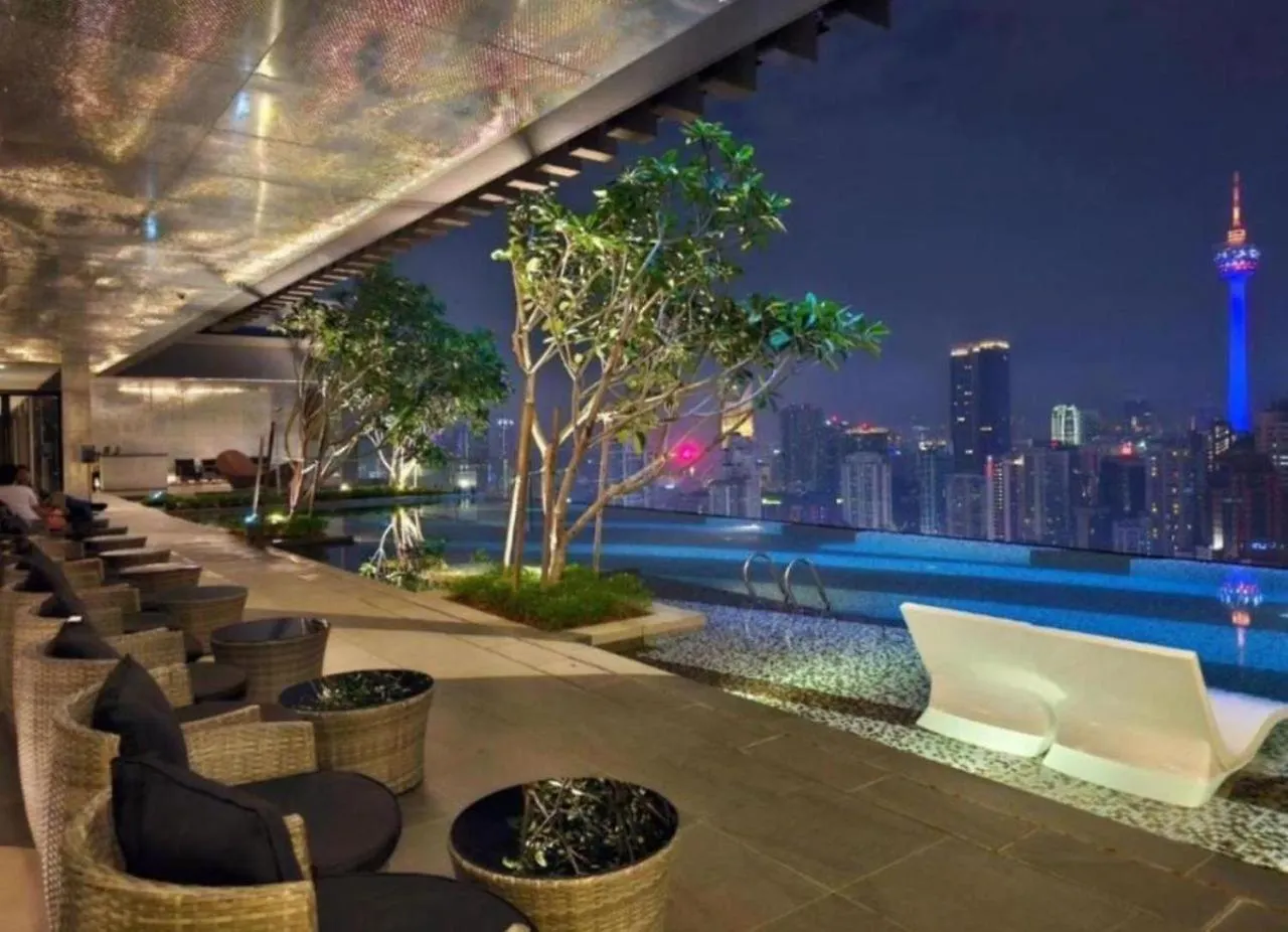 Axon Suites Bukit Bintang Rooftop Swimming Pool Kuala Lumpur Apartmán